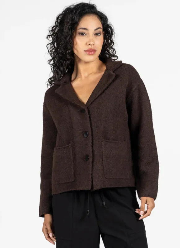 Crop Sweater Blazer sold by Silver Lotus