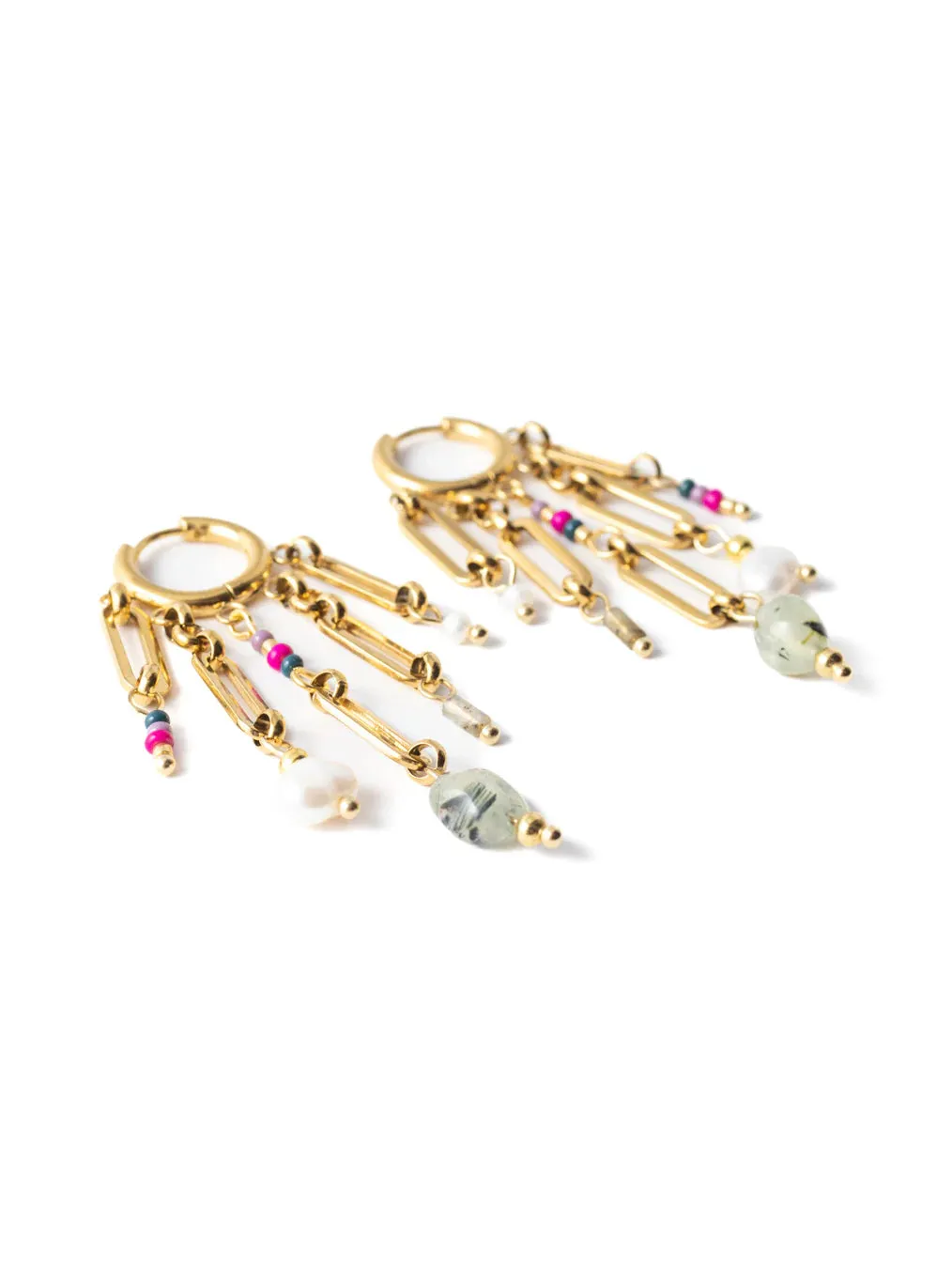 Canopia Gold Hoops sold by Silver Lotus product image thumbnail 4