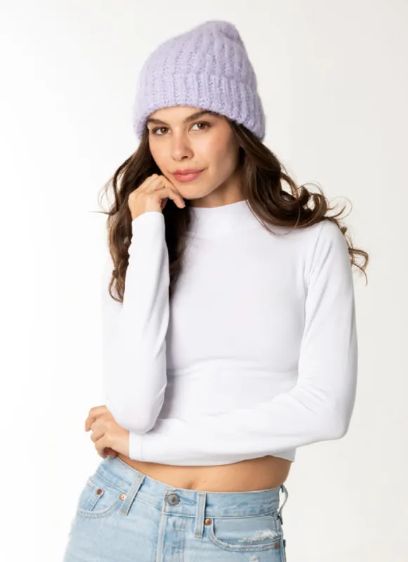 Ribbed Beanie Hat sold by Silver Lotus