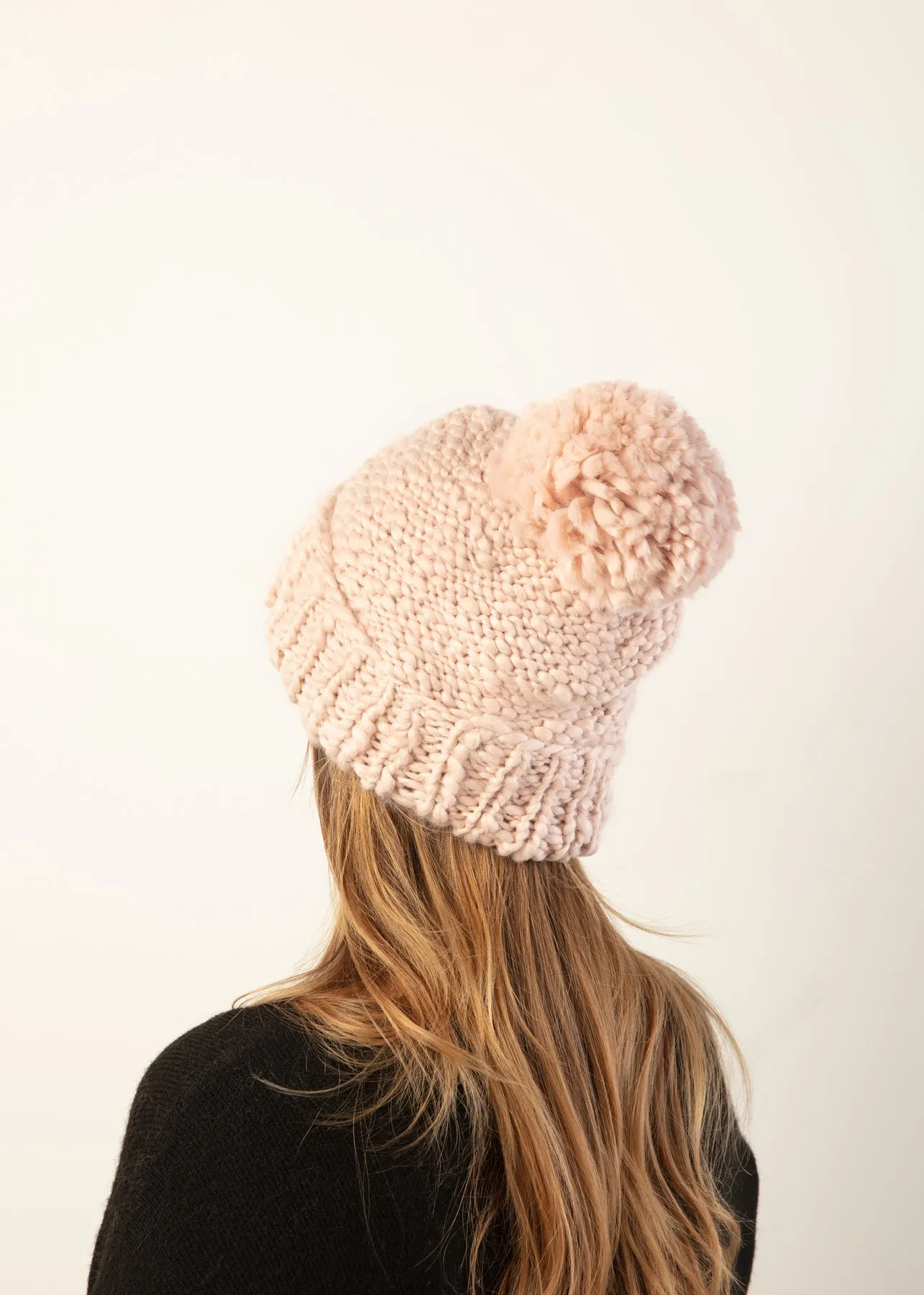 Basic Mango Yarn Pompom Hat sold by Silver Lotus product image thumbnail 5