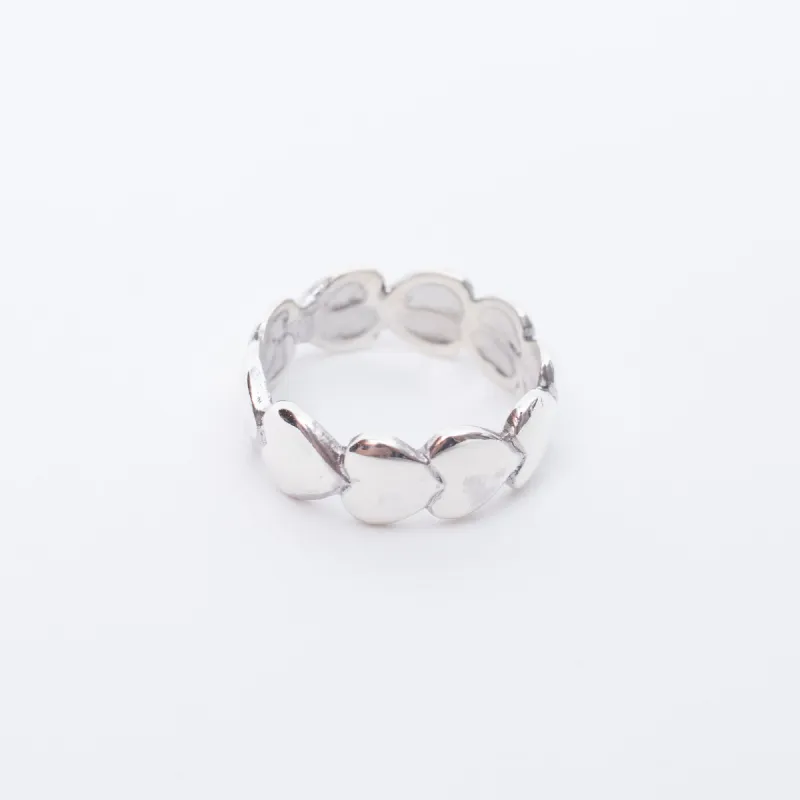 Silver Multi Heart Ring sold by Silver Lotus