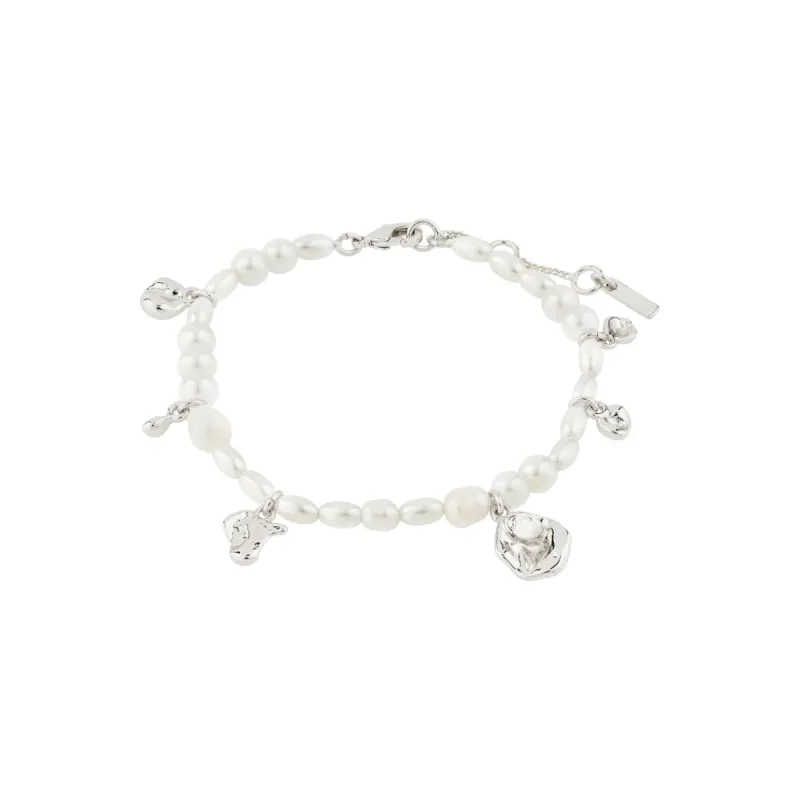 Intent Silver Plated Pearl Bracelet sold by Silver Lotus