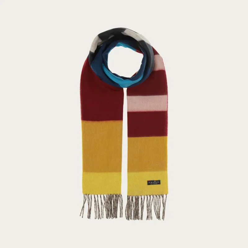 Cashmink Scarf with Block Stripes sold by Silver Lotus