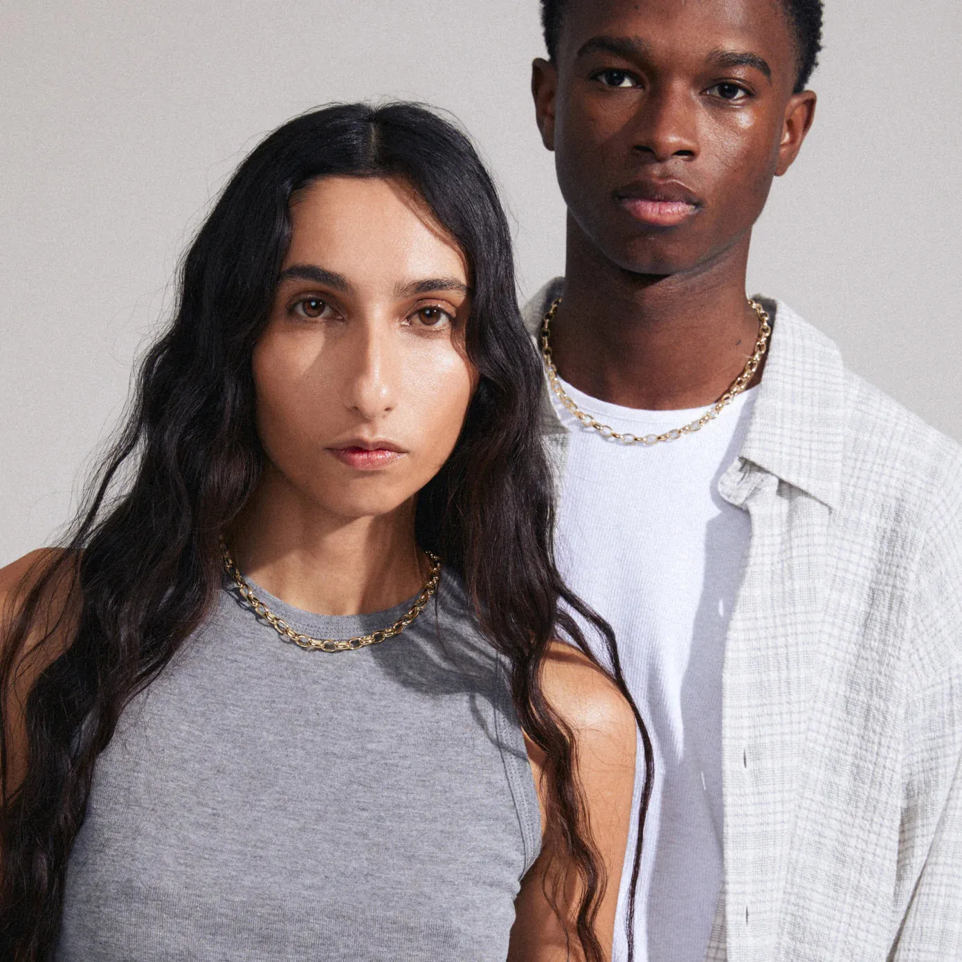 Charm Gold Plated Chain Necklace sold by Silver Lotus product image thumbnail 2