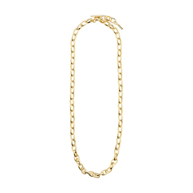 Charm Gold Plated Chain Necklace sold by Silver Lotus