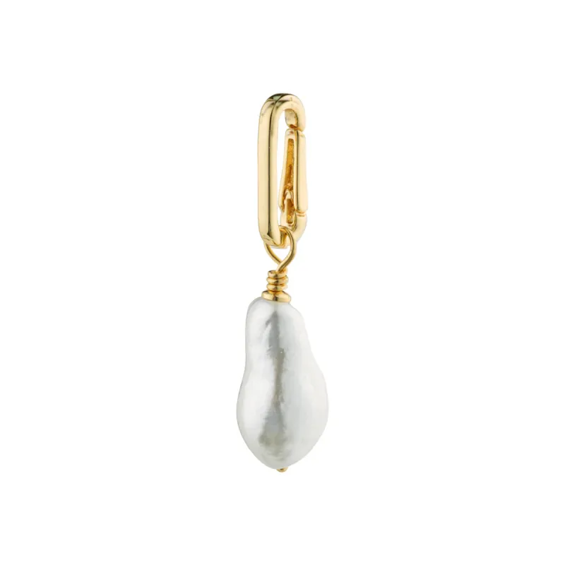 Pearl Gold Plated Charm sold by Silver Lotus