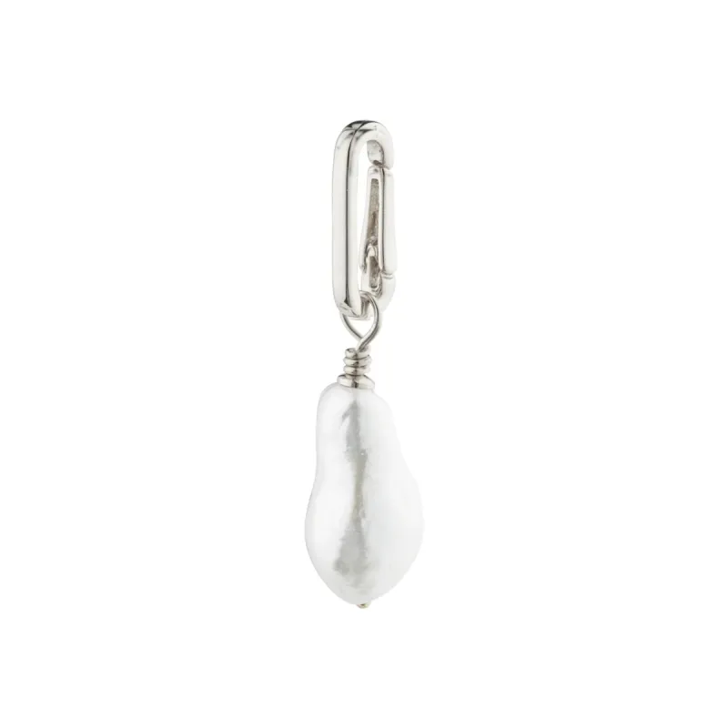 Pearl Silver Plated Charm sold by Silver Lotus