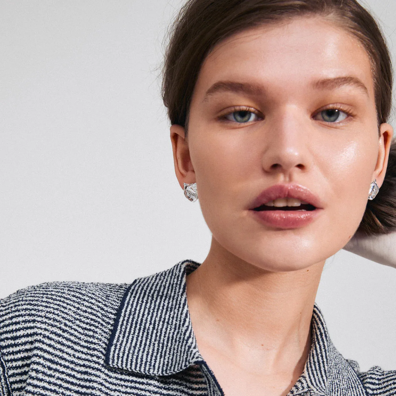 Lavender Silver Plated Earrings sold by Silver Lotus product image thumbnail 2