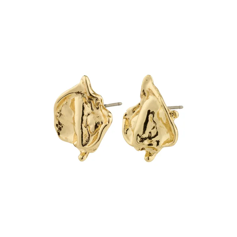 Lavender Gold Plated Earrings sold by Silver Lotus