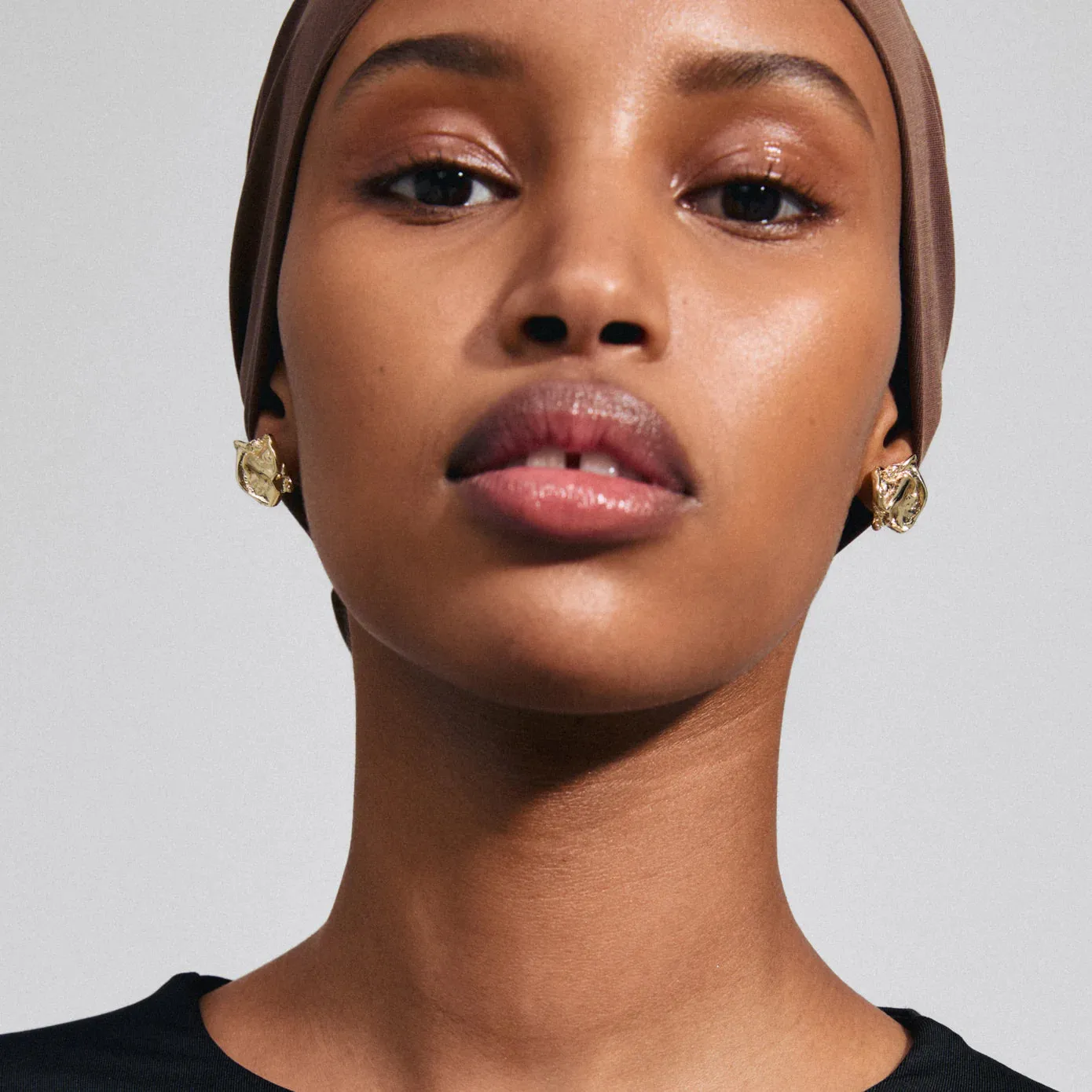 Lavender Gold Plated Earrings sold by Silver Lotus product image thumbnail 2