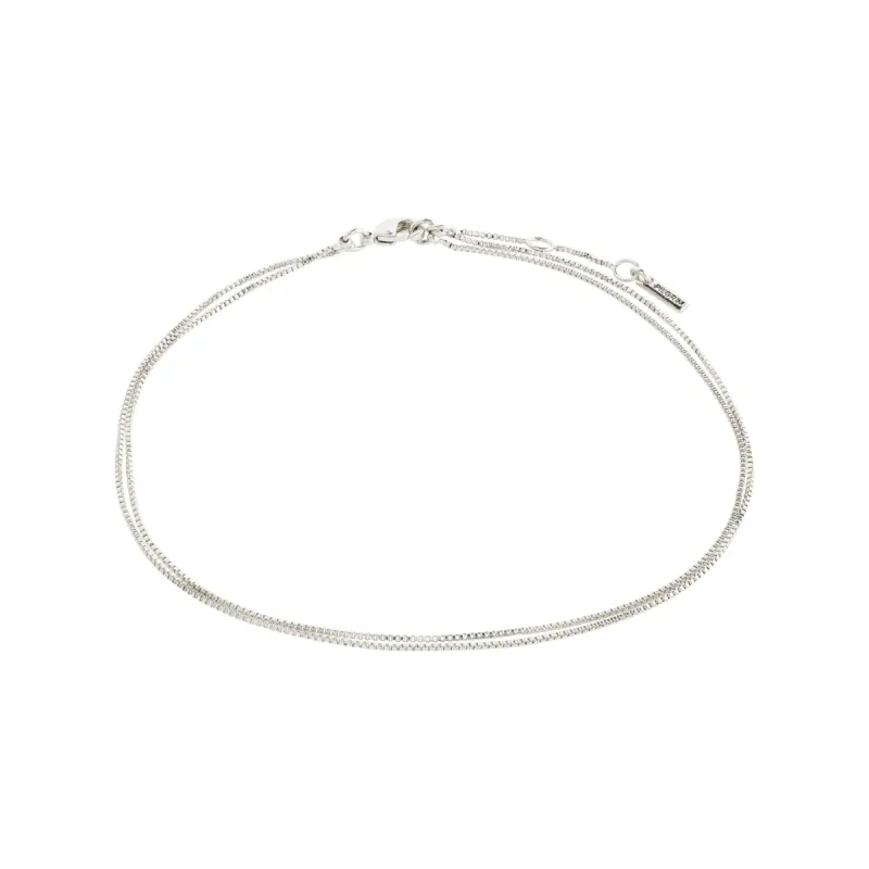 Care Silver Plated Double Ankle Chain sold by Silver Lotus
