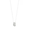 Peace Organic Silver Plated Necklace sold by Silver Lotus