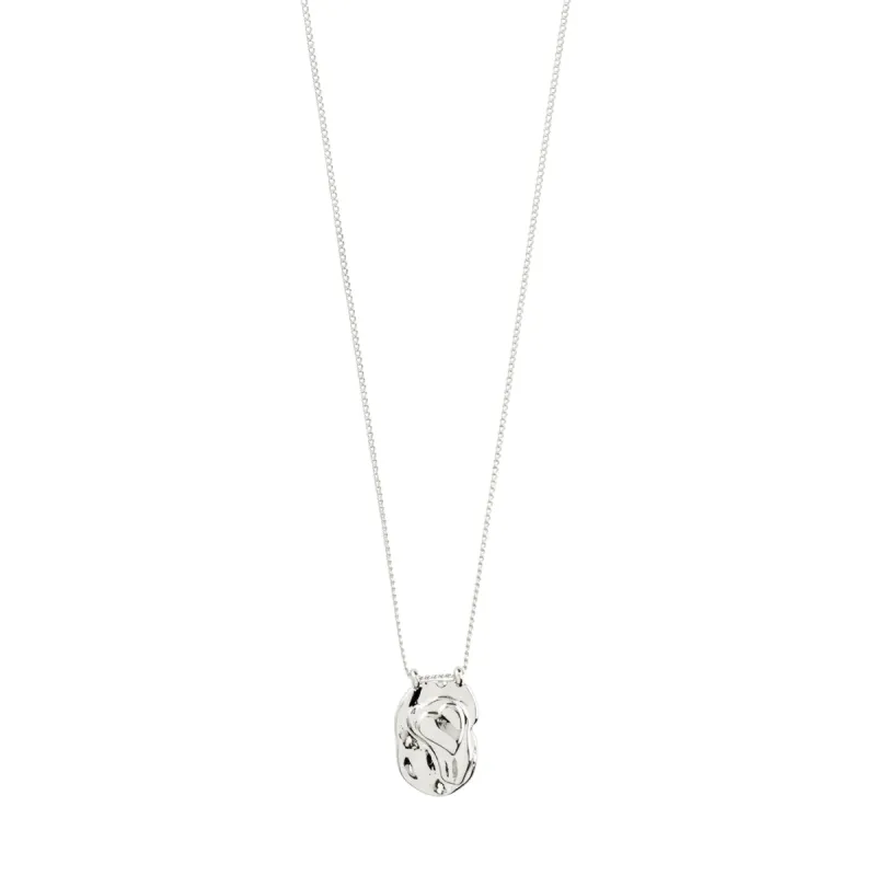 Peace Organic Silver Plated Necklace sold by Silver Lotus