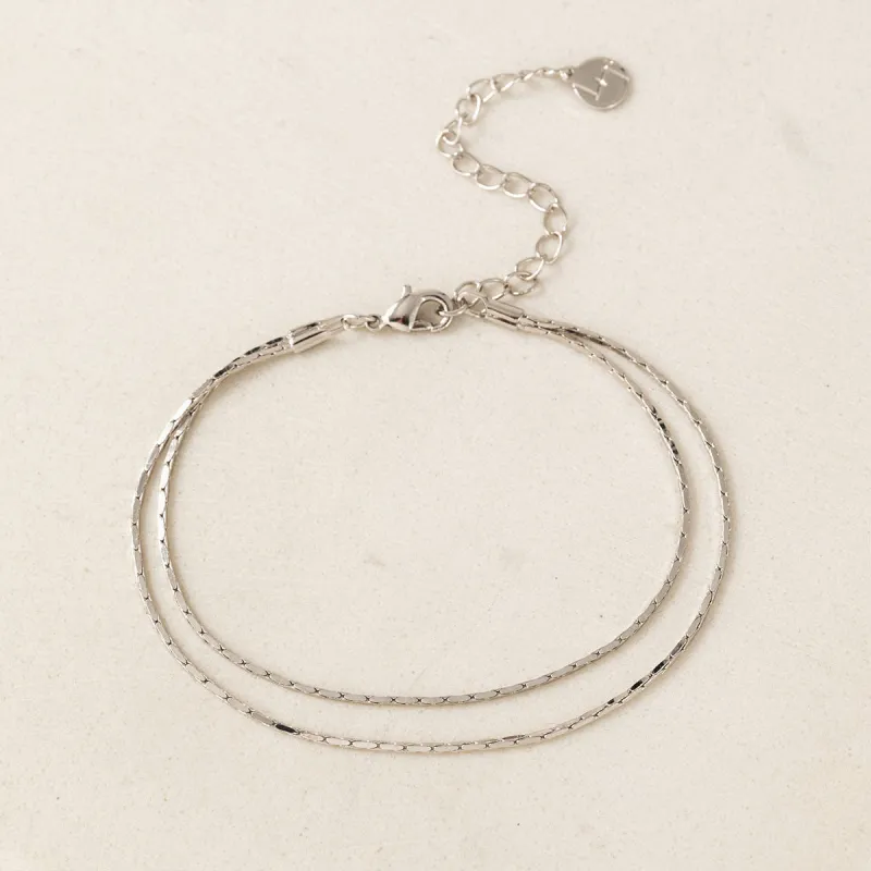 Rhodium Plated Dion Bracelet sold by Silver Lotus