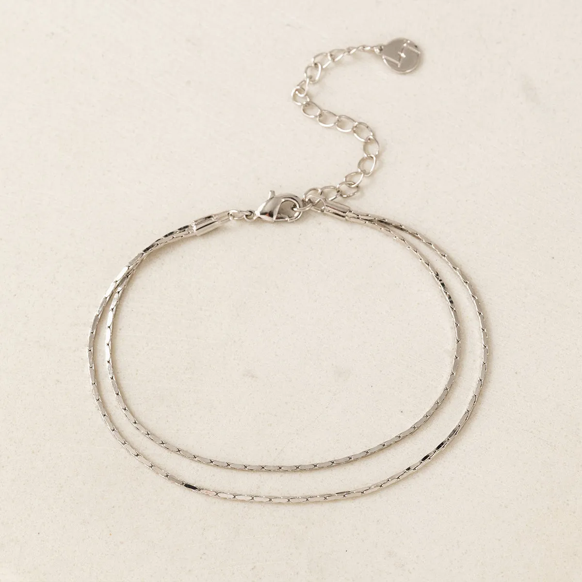 Rhodium Plated Dion Bracelet sold by Silver Lotus