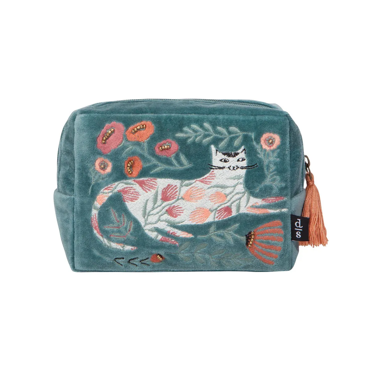Embroidered Velvet Pouch sold by Silver Lotus product image thumbnail 2