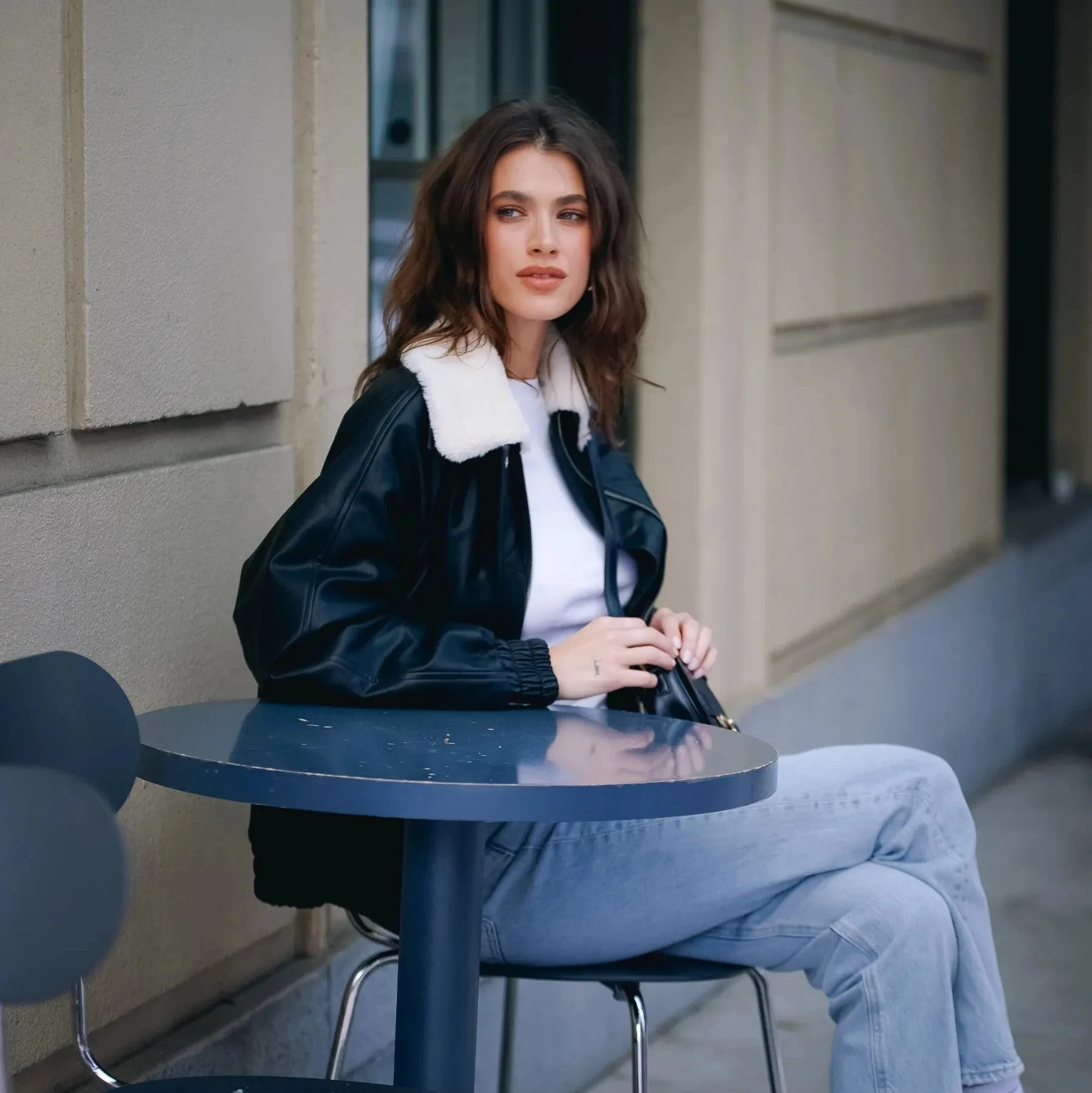 Amelia Vegan Bomber Jacket sold by Silver Lotus product image thumbnail 2