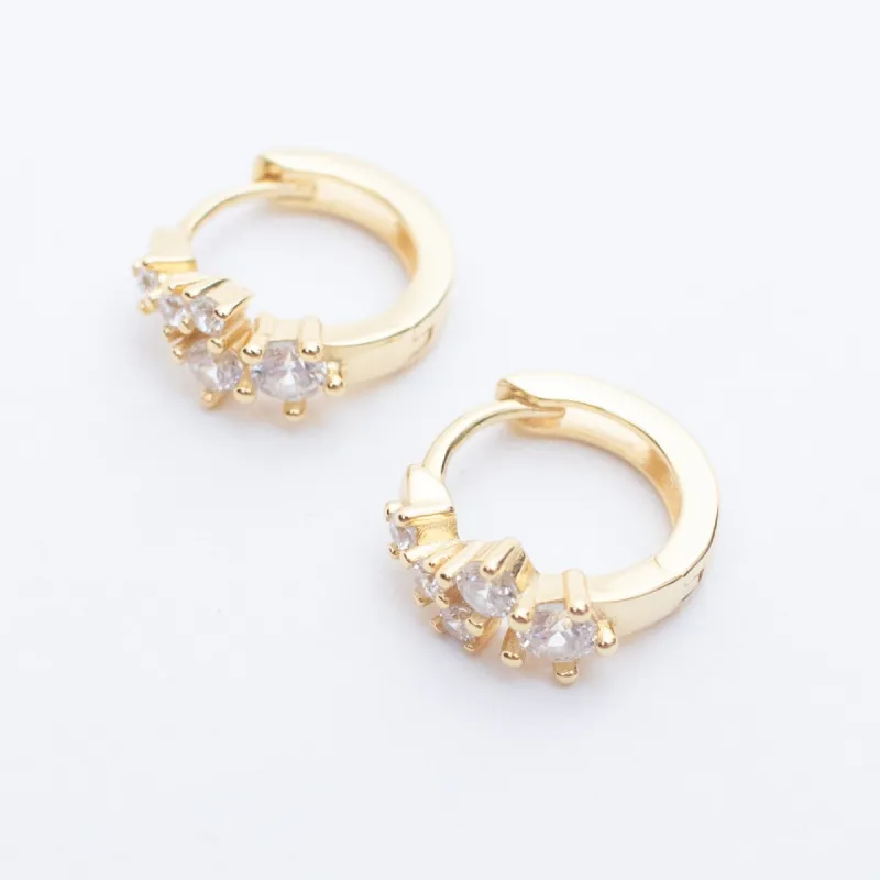 Fancy CZ Huggies sold by Silver Lotus