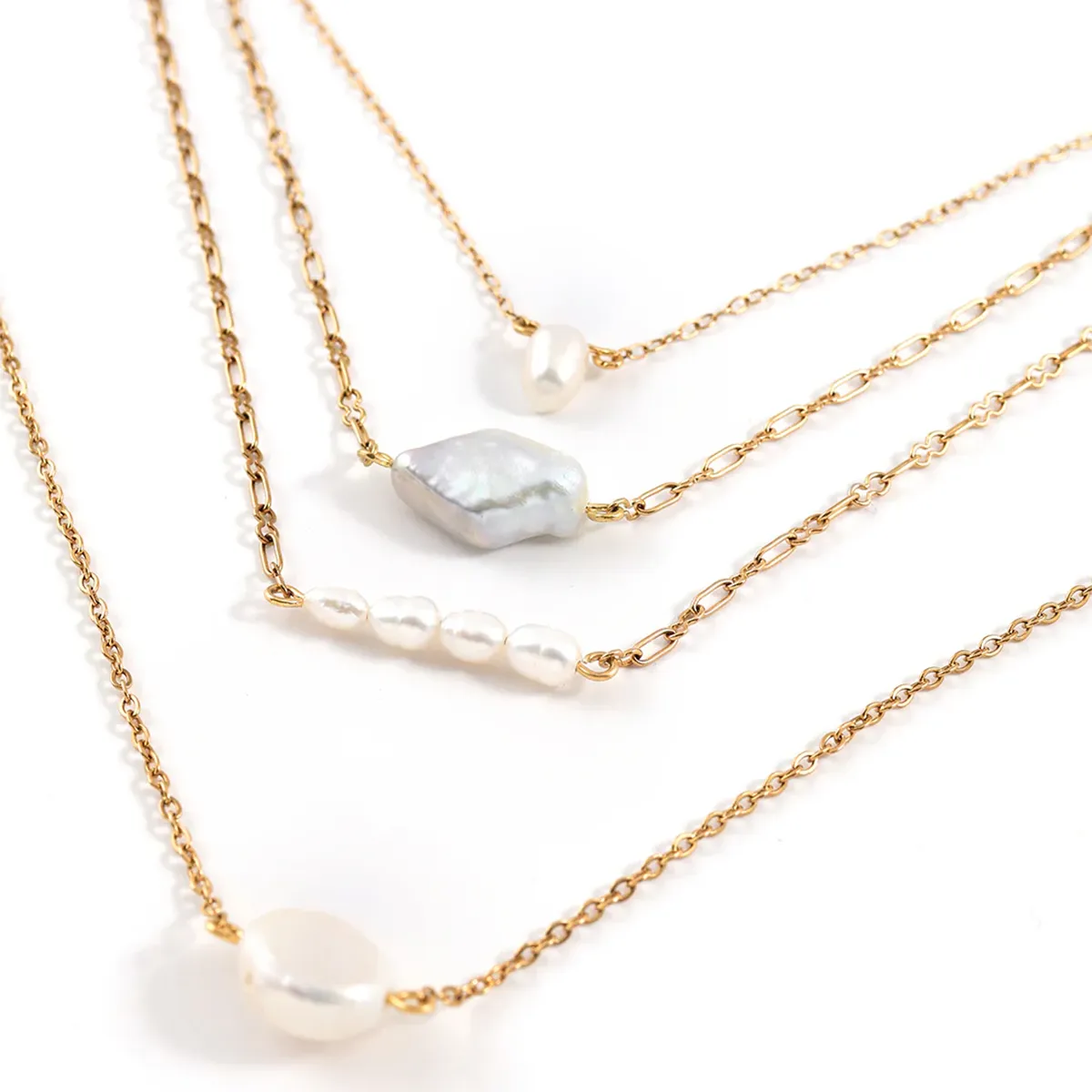 Marina Gold Necklace sold by Silver Lotus product image thumbnail 3