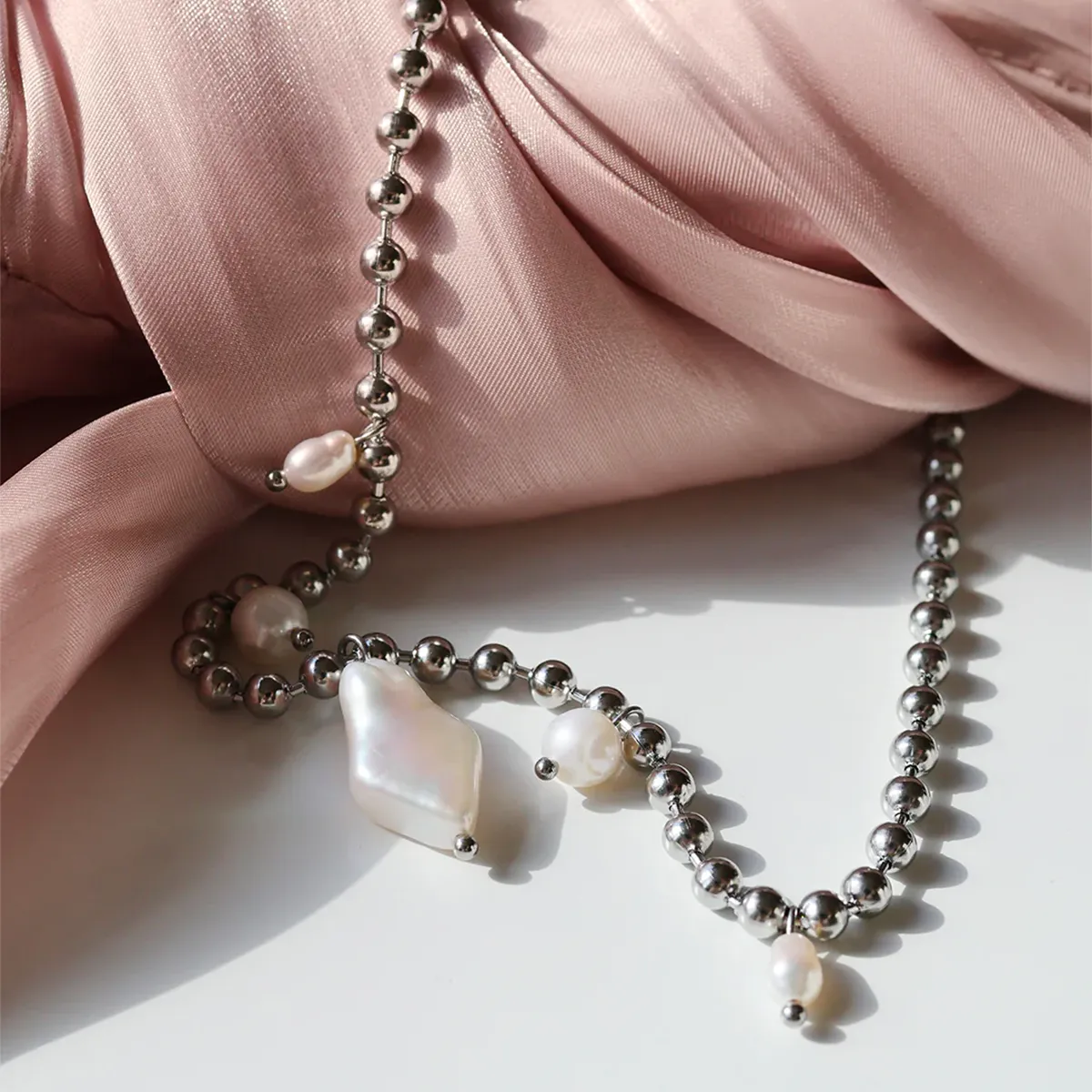 Artemis Silver Necklace sold by Silver Lotus product image thumbnail 3