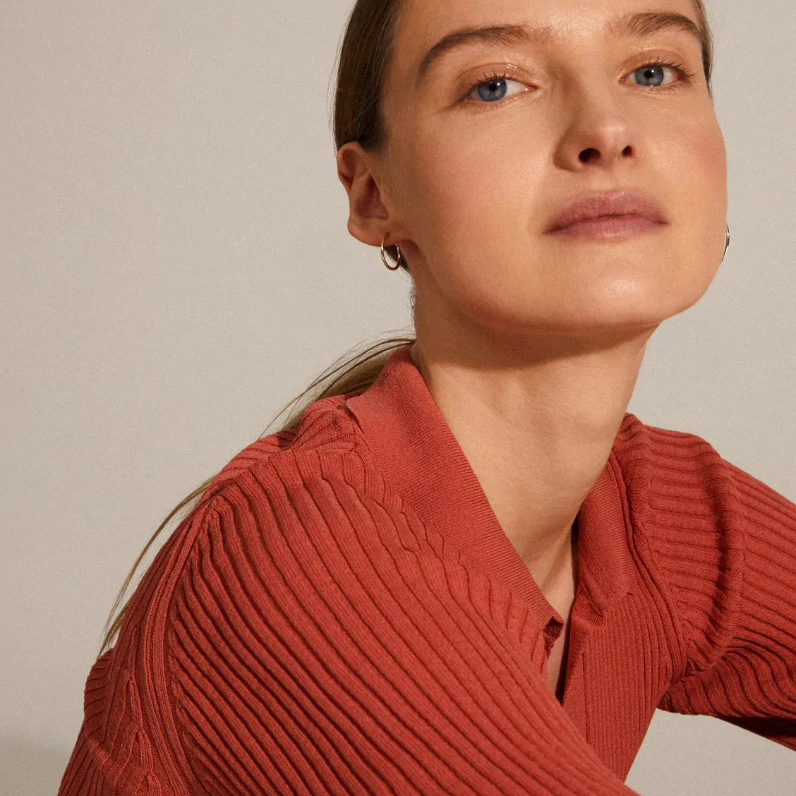 Sanne Mini Gold Plated Hoops sold by Silver Lotus product image thumbnail 2