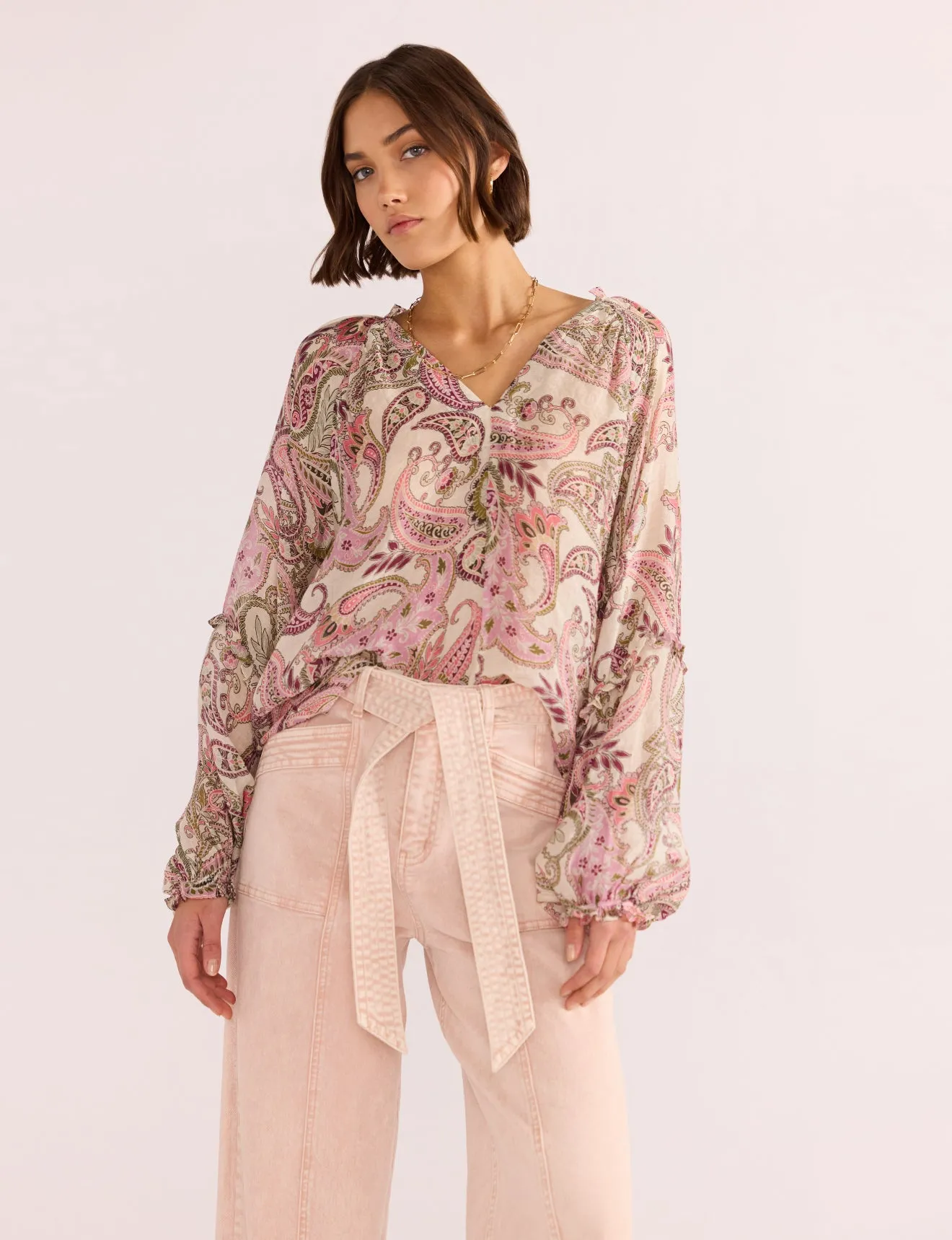 Cadence Long Sleeve Blouse sold by Silver Lotus product image thumbnail 3