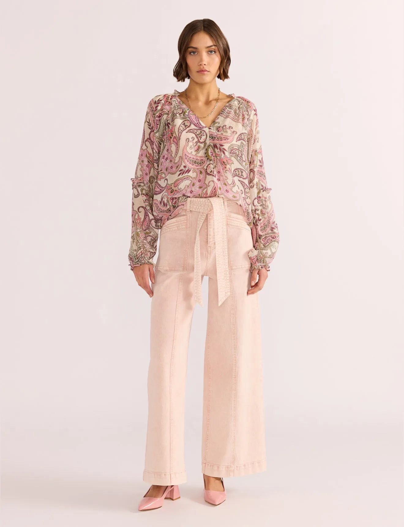 Cadence Long Sleeve Blouse sold by Silver Lotus