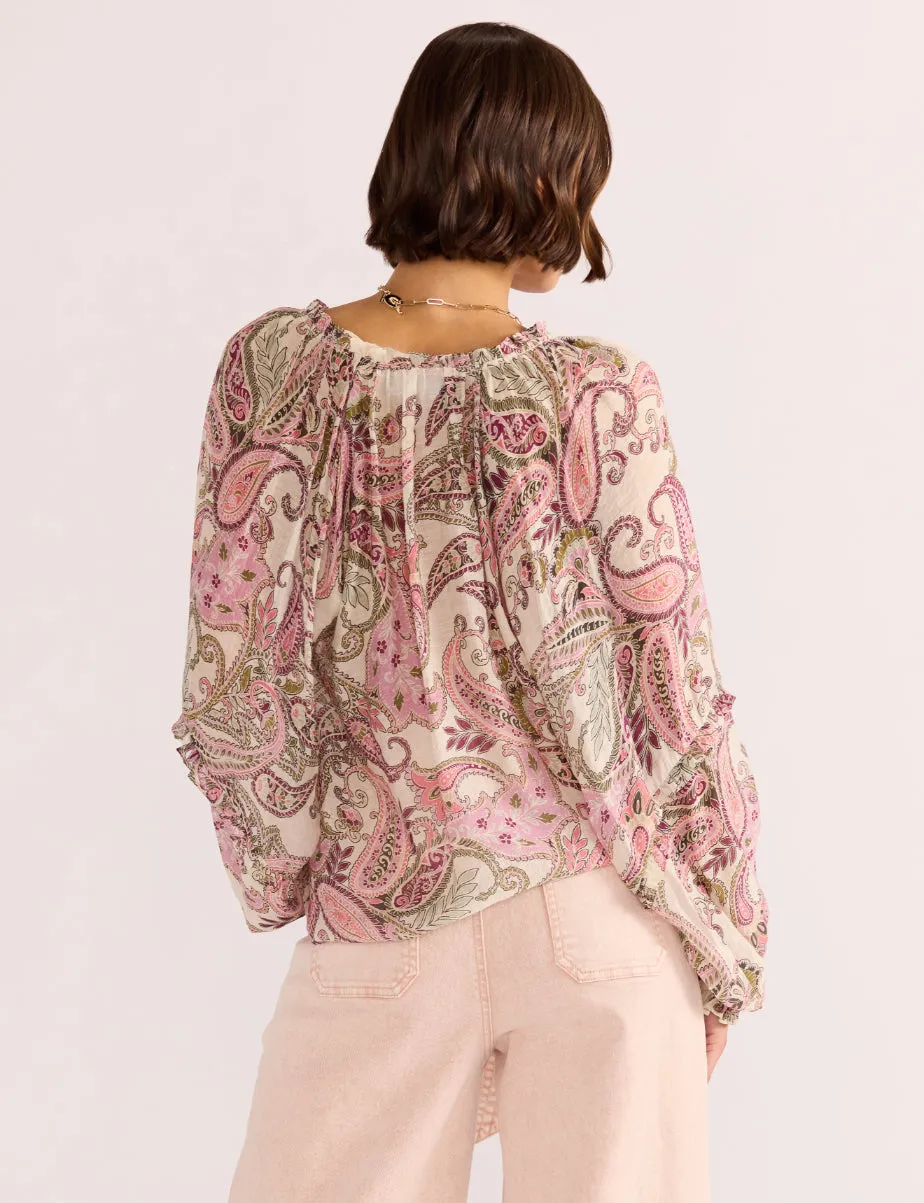 Cadence Long Sleeve Blouse sold by Silver Lotus product image thumbnail 2