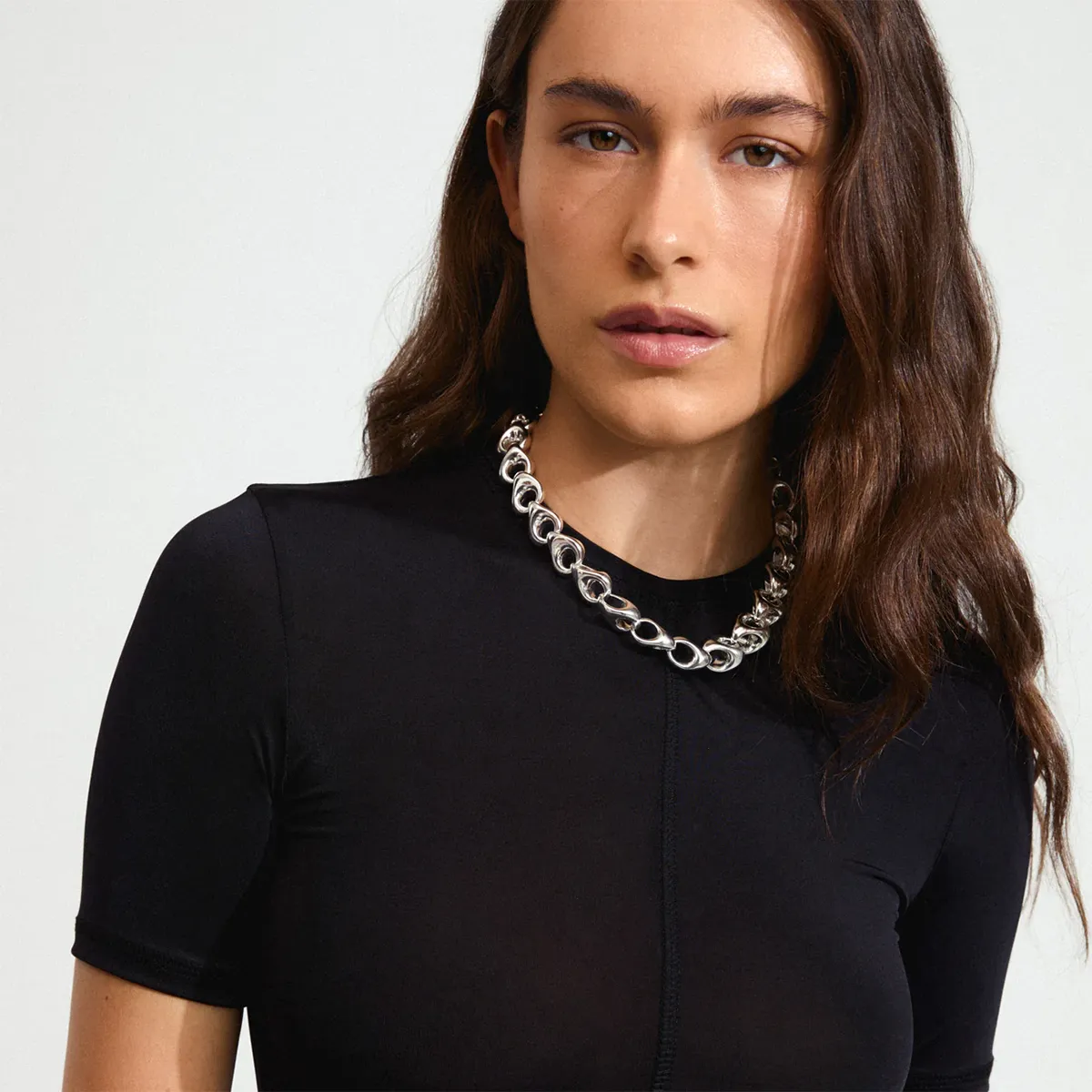 Dune Silver Plated Chunky Chain Necklace sold by Silver Lotus product image thumbnail 2