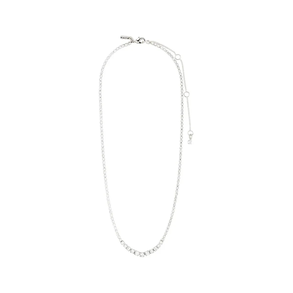 Sky Silver Plated Crystal Necklace sold by Silver Lotus product image thumbnail 3