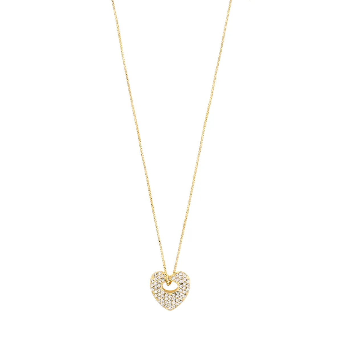 Dune Gold Plated Heart Necklace sold by Silver Lotus