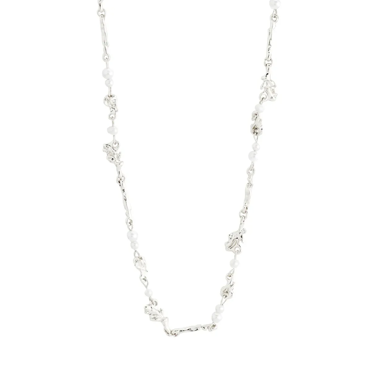 Sloan Silver Plated Pearl Necklace sold by Silver Lotus