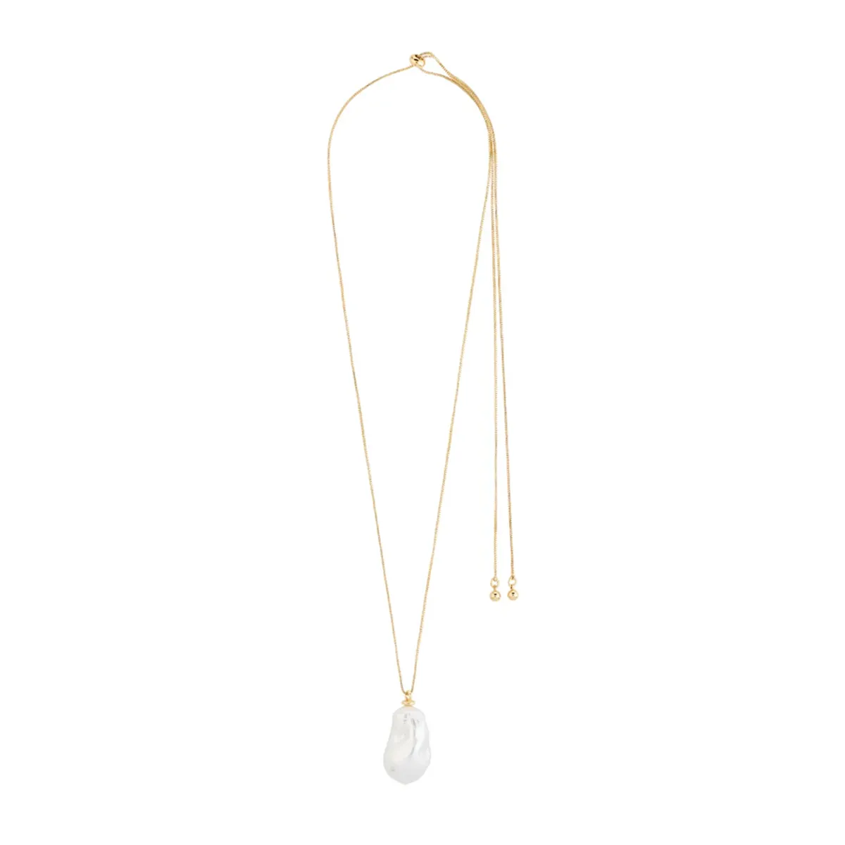 Sky Gold Plated Pearl Necklace sold by Silver Lotus product image thumbnail 3