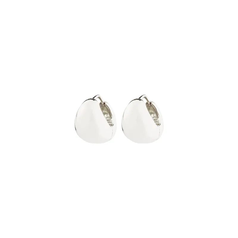 Jua Silver Plated Hoops sold by Silver Lotus