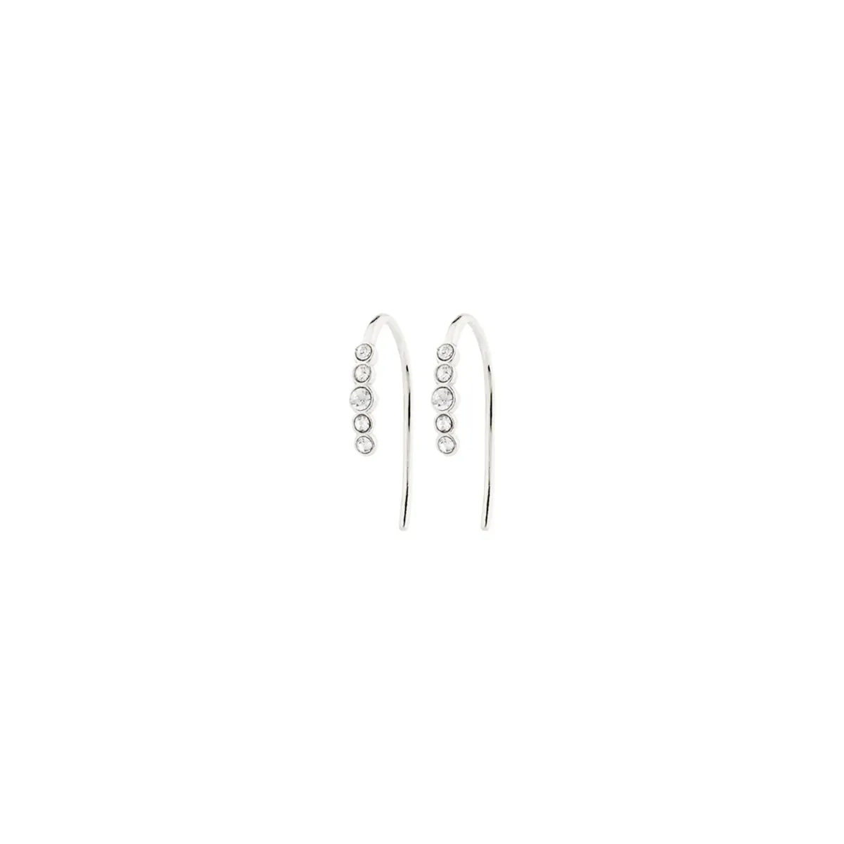 Jenni Silver Plated Crystal Hook Earrings sold by Silver Lotus