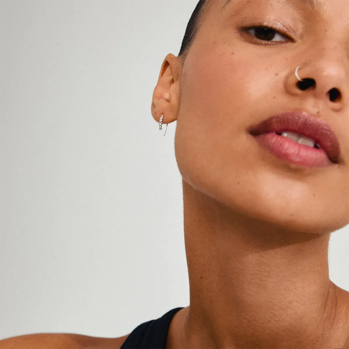 Jenni Silver Plated Crystal Hook Earrings sold by Silver Lotus product image thumbnail 2