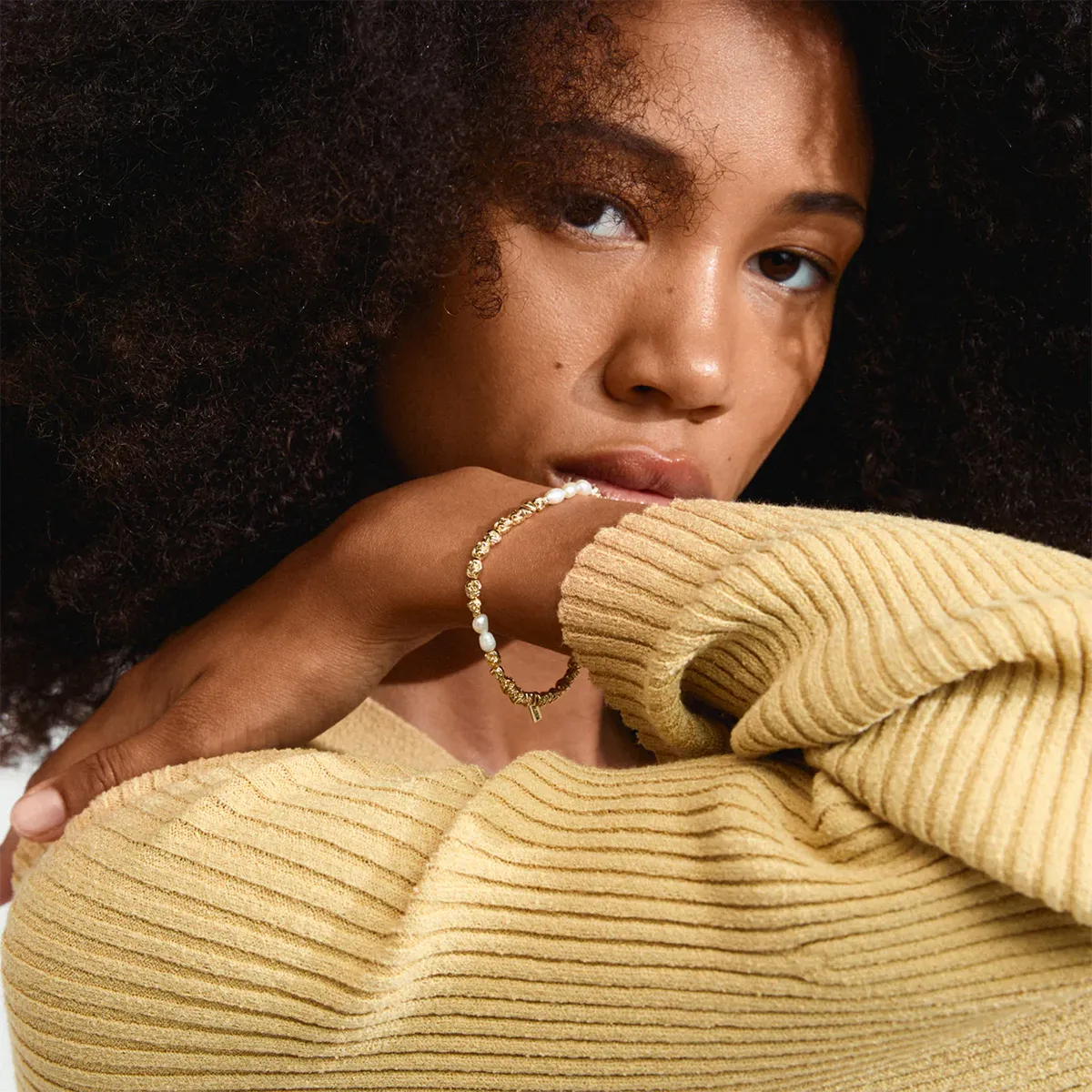 Tide Gold Plated Bracelet sold by Silver Lotus product image thumbnail 2