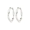 Dawn Silver Plated Hoops sold by Silver Lotus
