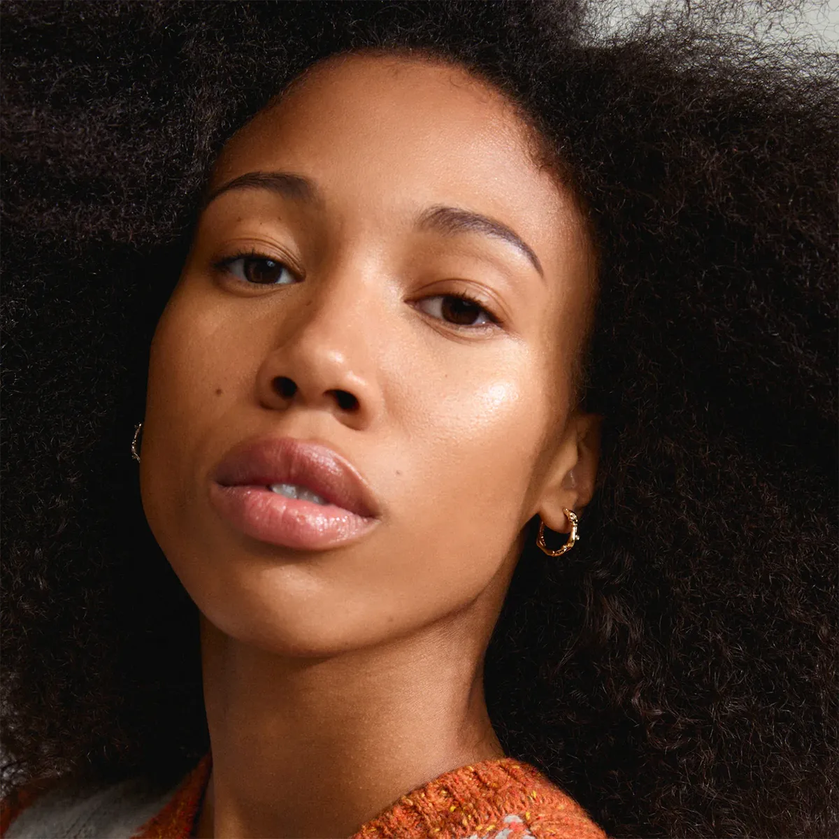 Hermione Gold Plated Crystal Hoops sold by Silver Lotus product image thumbnail 2