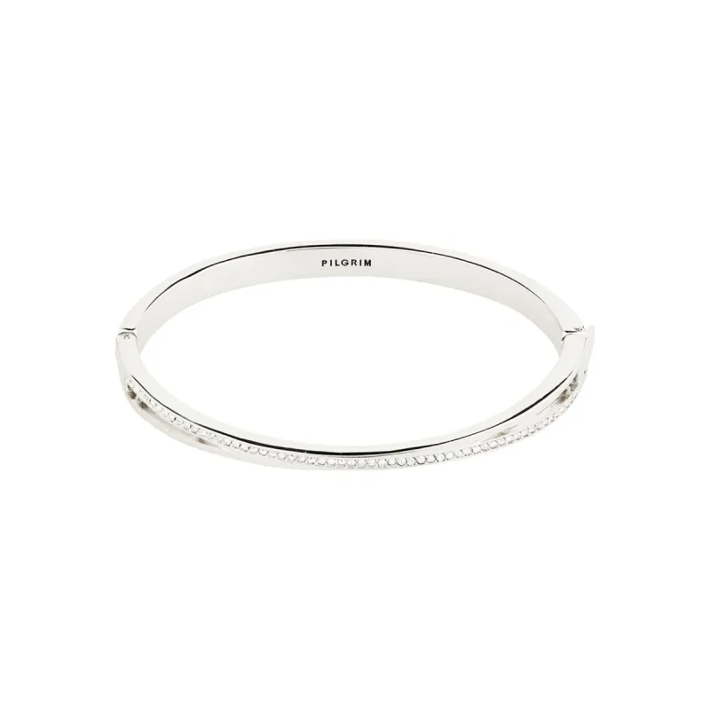 Kira Silver Plated Bangle sold by Silver Lotus