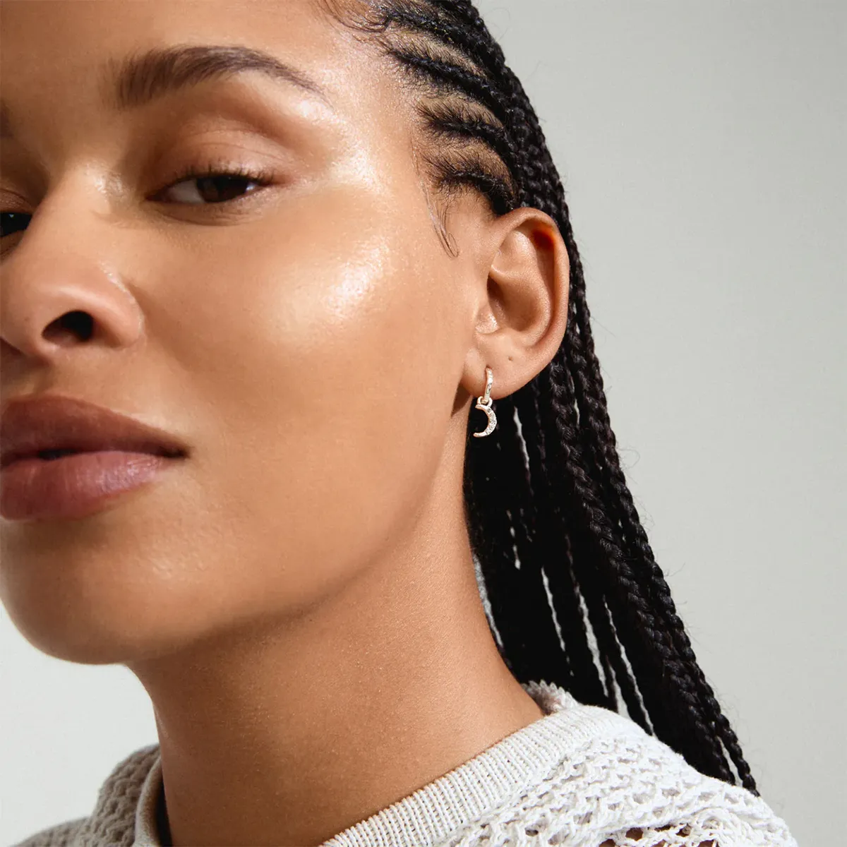 Evgenia Silver Plated Hoops sold by Silver Lotus product image thumbnail 2