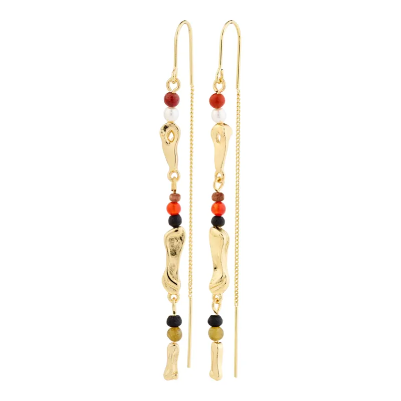 Dawn Gold Plated Chain Earrings sold by Silver Lotus
