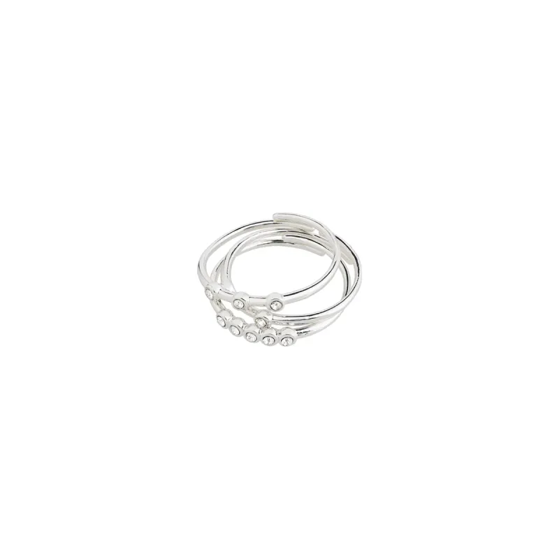 Sloan Silver Plated Ring Set sold by Silver Lotus