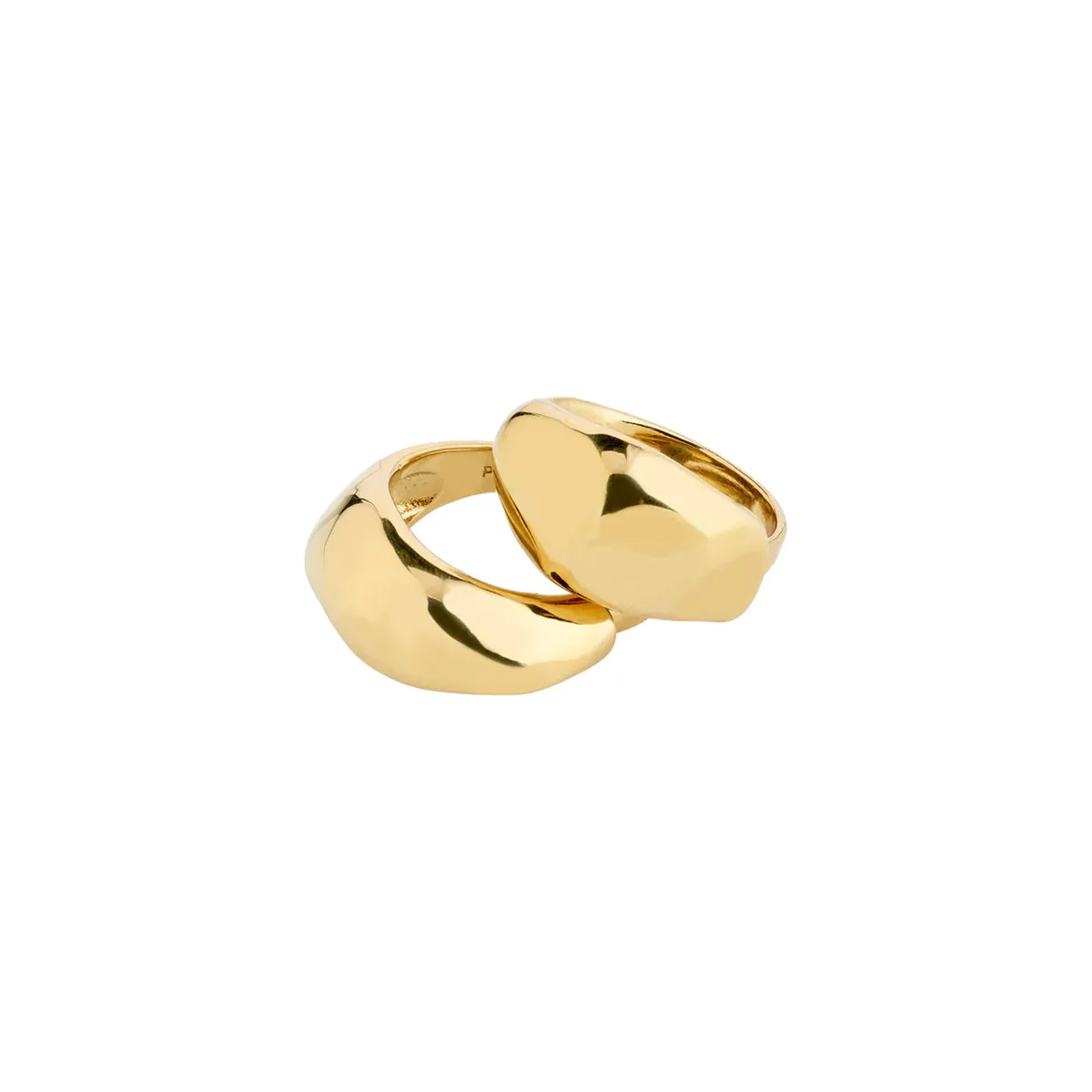 Dune Gold Plated Ring Set sold by Silver Lotus