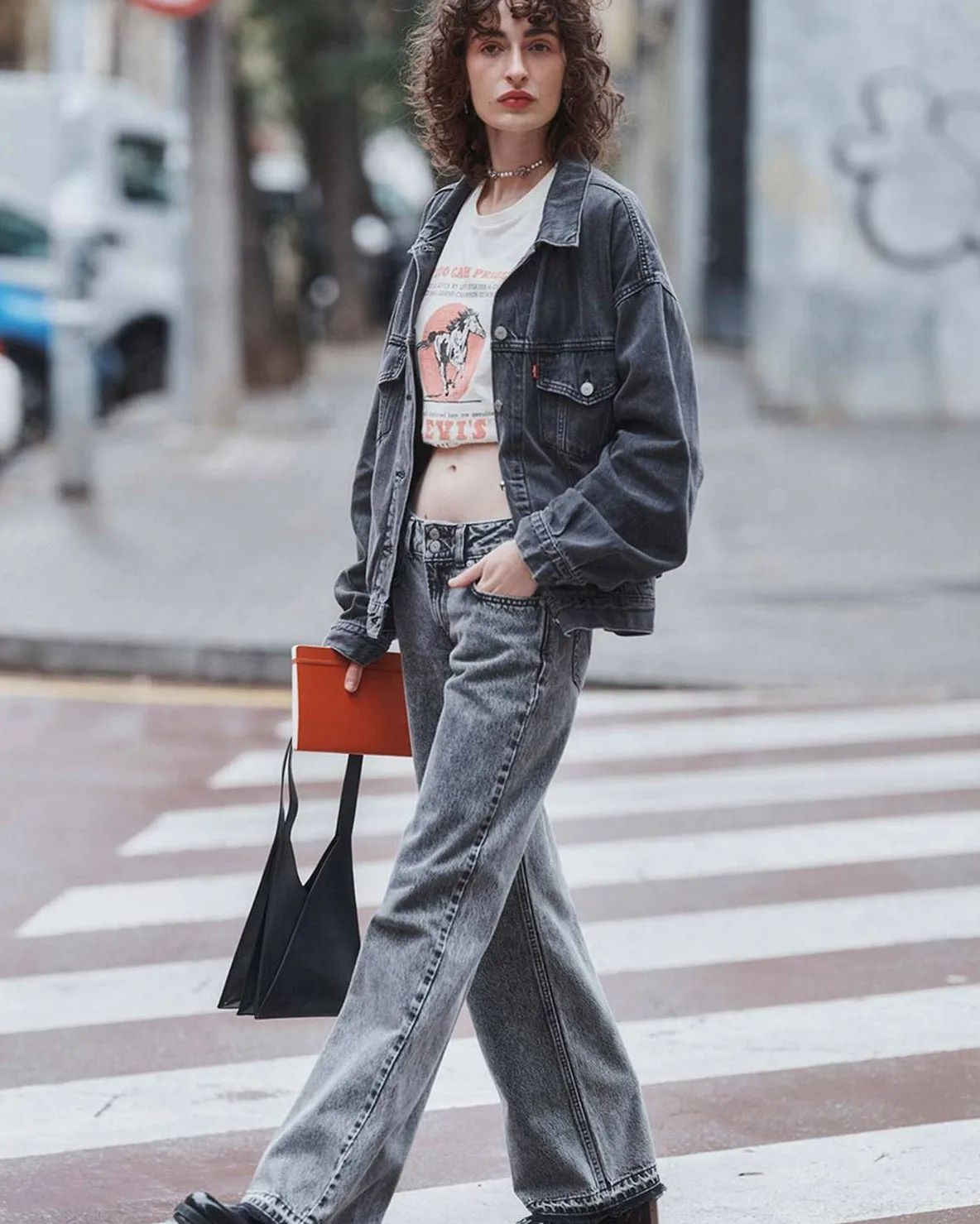 '90s Trucker Jacket - Be Kind Rewind sold by Silver Lotus product image thumbnail 3