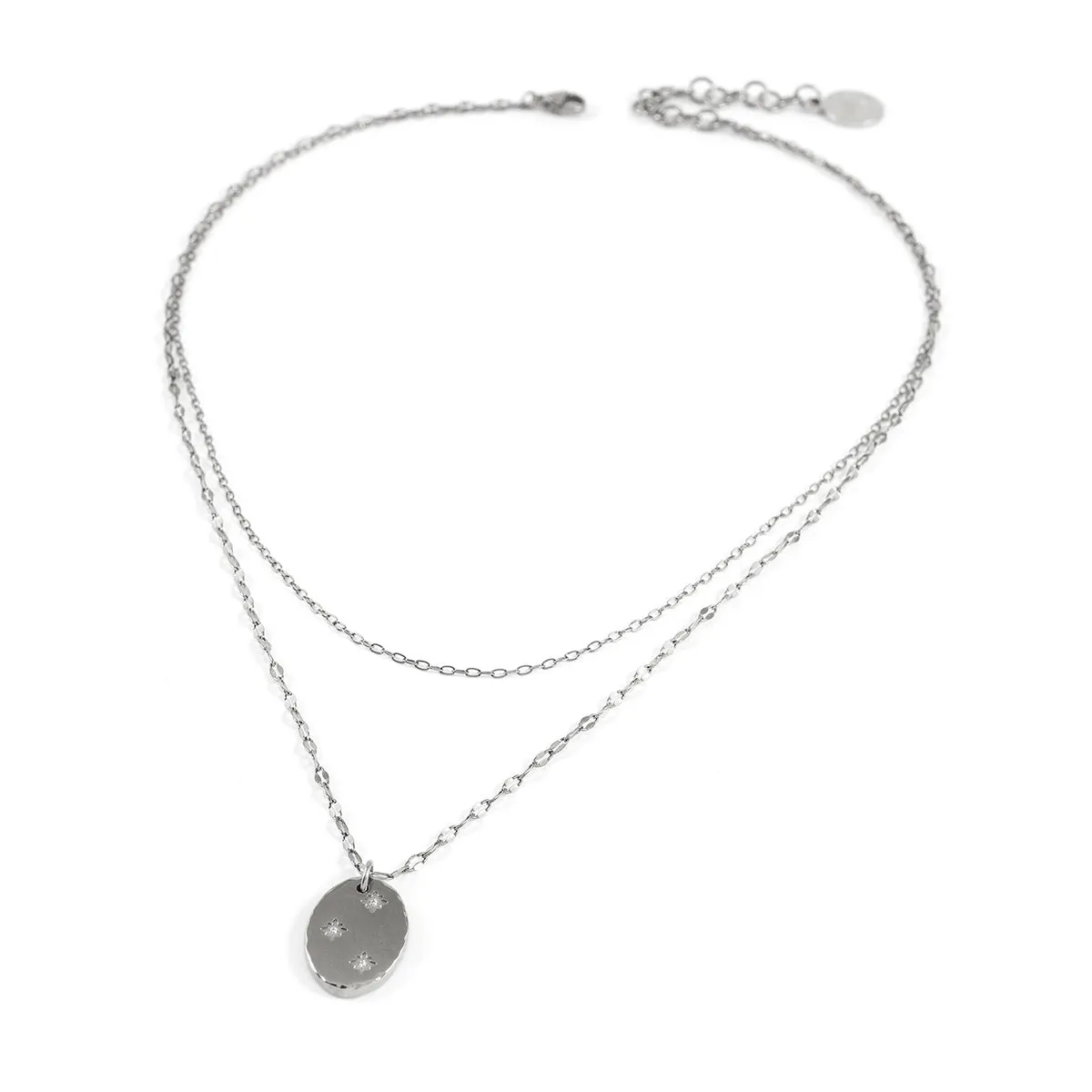 Zephira Silver Necklace sold by Silver Lotus product image thumbnail 2