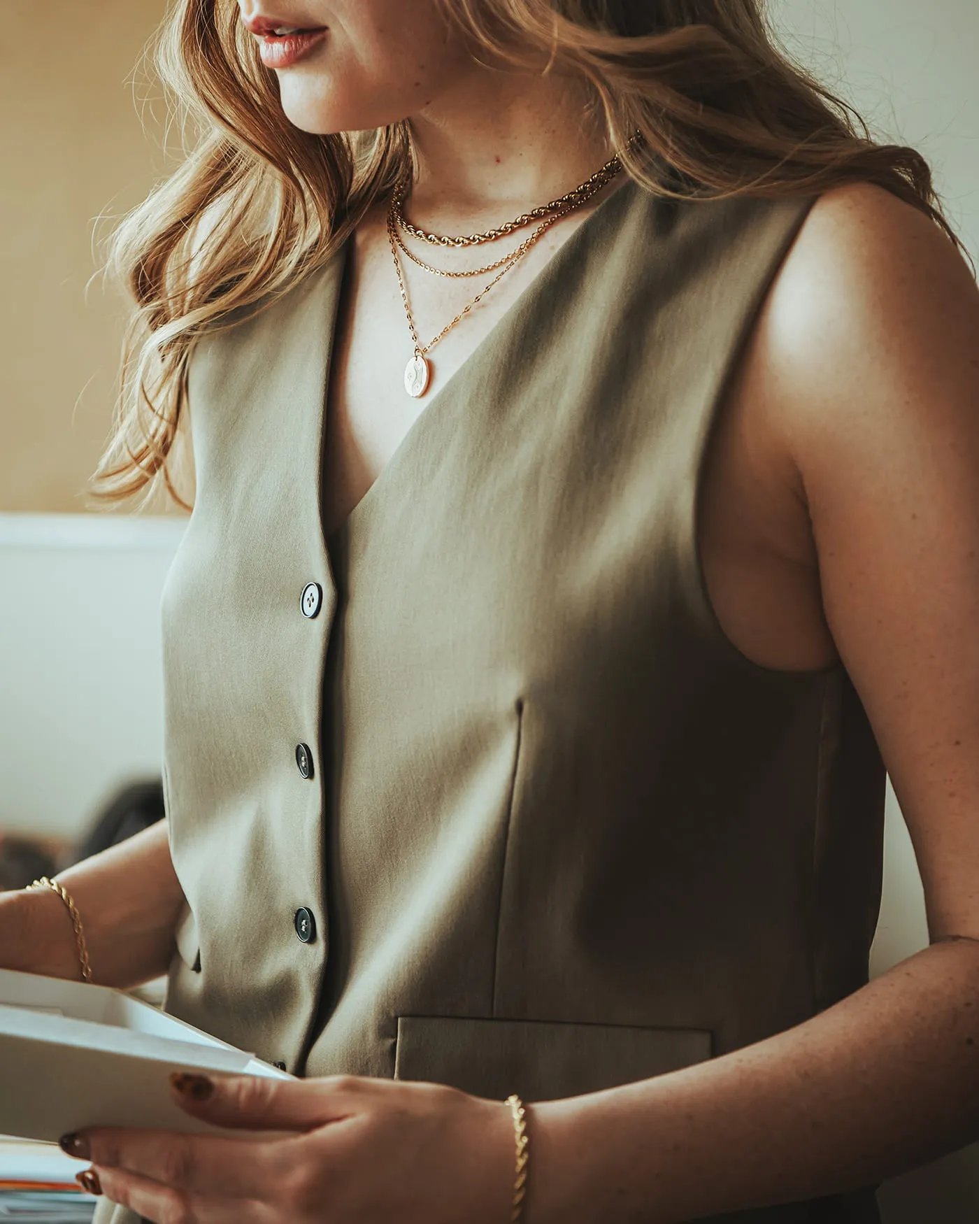 Zephira Gold Necklace sold by Silver Lotus product image thumbnail 4