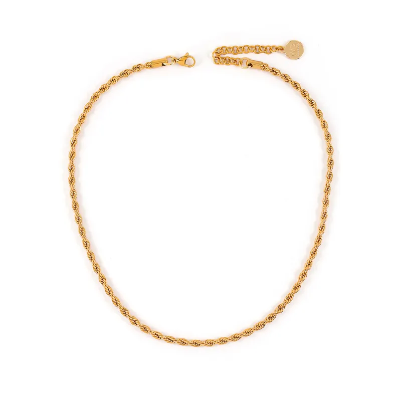 Torsade Gold Necklace sold by Silver Lotus