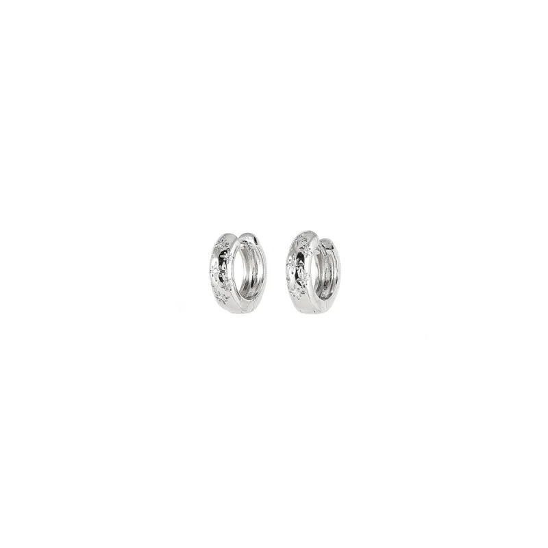 Starloop Silver Hoops sold by Silver Lotus
