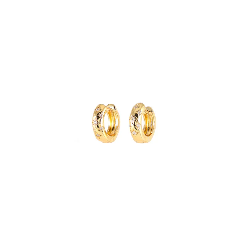 Starloop Gold Hoops sold by Silver Lotus